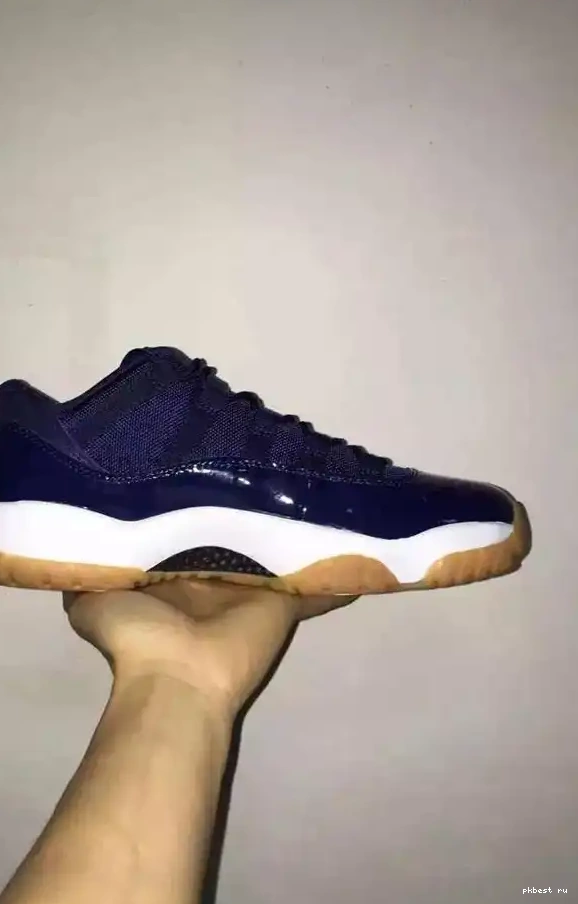 Authentic Air Navy Gum Jordan Low 11 0519